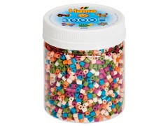 Hama Midi, perler, 3.000 stk., mix 58, 6 standardfarver