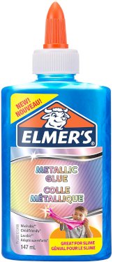 Elmer's, metalliclim, blå, 147 ml