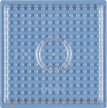 Hama Midi, stiftplade, lille firkant, transparent