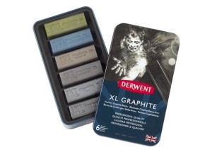 Derwent, XL Graphite, grafitblokke, 6 stk.