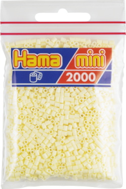 Hama Mini, perler, 2.000 stk., creme (02)