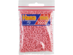 Hama Mini, perler, 2.000 stk., lyserød (06)
