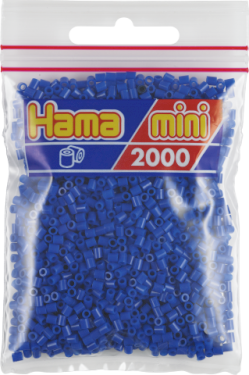 Hama Mini, perler, 2.000 stk., blå (08)