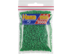 Hama Mini, perler, 2.000 stk., grøn (10)