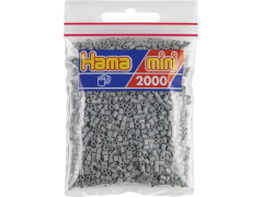 Hama Mini, perler, 2.000 stk., grå (17)
