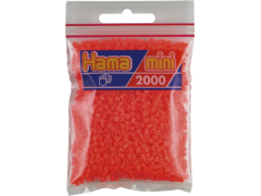 Hama Mini, perler, 2.000 stk., neoncerise (33)