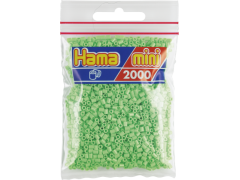 Hama Mini, perler, 2.000 stk., pastelgrøn (47)