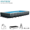 Intex Ultra XTR Frame Rectangular Pool 975 x 488 x 132 cm m/tilbehør