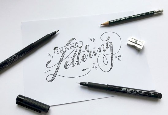 Faber-Castell Pitt Artist Pen Hand Lettering, startsæt