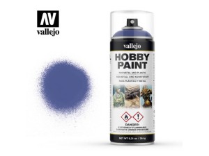 Vallejo Hobby Paint Spray, Ultramarine Blue, 400 ml