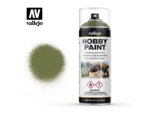 Vallejo Hobby Paint Spray, Goblin Green, 400 ml