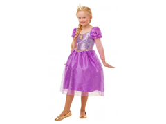 Disney Princess Rapunzel Glimmer kostume 116cm (5-6 år)