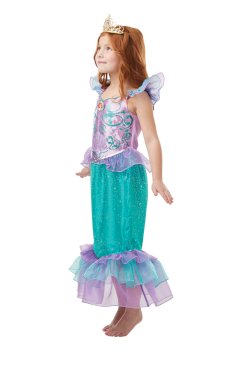 Disney Princess Ariel Glimmer kostume 104cm (3-4 år)