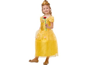 Disney Princess Belle Glimmer kostume 104cm (3-4 år)
