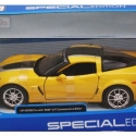 Maisto Special Edition, Chevrolet Corvette Z06 Gt1 2009, gul, 1:24
