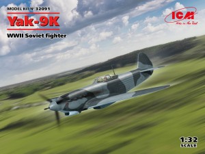 ICM, Yak-9K, WWII Soviet fighter, 1:32