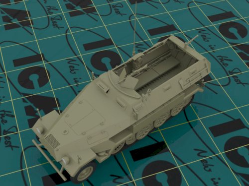 ICM, Sd.Kfz.251/1 Ausf.A, WWII German Armoured Personnel Carrier, 1:35