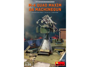 MiniArt, M-4 Quad Maxim AA Maskingevær, 1:35