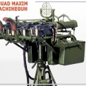 MiniArt, M-4 Quad Maxim AA Maskingevær, 1:35