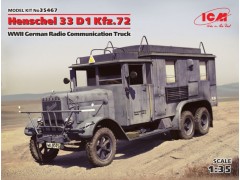 ICM, Henschel 33 D1 Kfz.72 WWII German Radio Communication Truck, 1:35