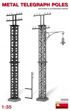 MiniArt, Telegraph Poles, large, 1:35