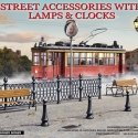 MiniArt, Street Accessories w/ Lamps & Clocks, 1:35