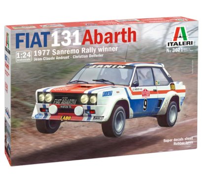 Italeri, Fiat 131 Abarth 1977 San Remo, 1:24