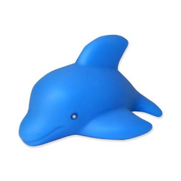 Magni, badedyr m/ lys, blå delfin