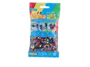 Hama Midi, perler, 1.000 stk., mix 67, 22 standardfarver