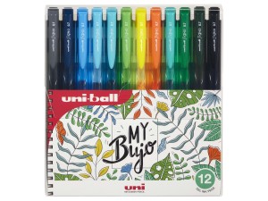 My Bujo, gel-penne, 12 stk., farvekombination A