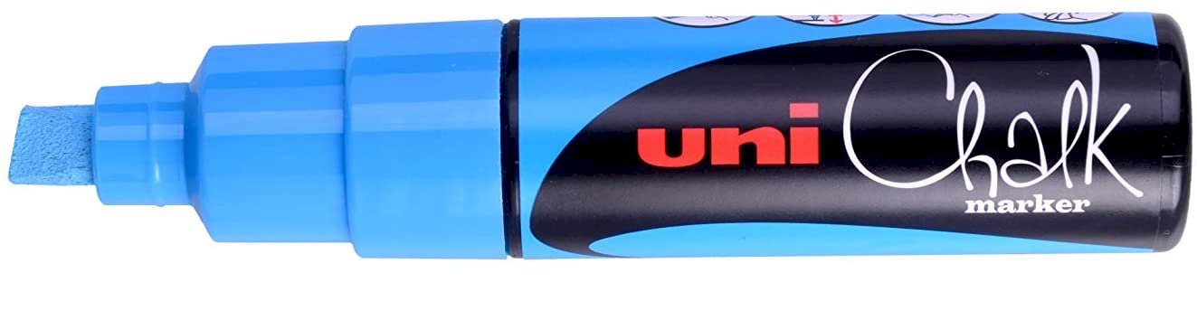 Uni Chalk PWE-8K, sletbar marker, 4 stk.