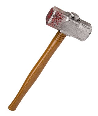 Hammer m/ blod, 52 cm