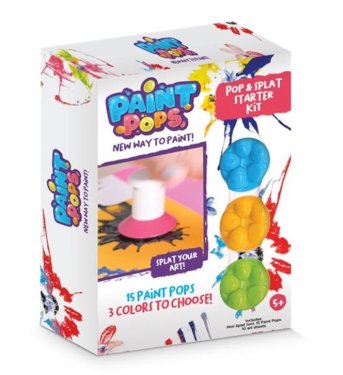 Paint Pops, Starter Kit, pop-splatter og 15 kugler
