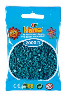 Hama Mini, perler, 2.000 stk., petrol (83)