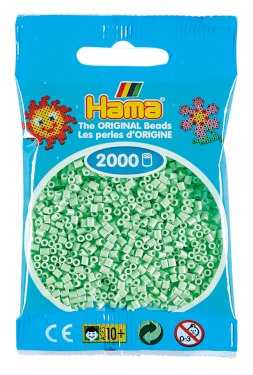 Hama Mini, perler, 2.000 stk., pastel mint (98)