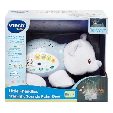 Vtech Baby, Starlight Polar Bear, isbjørn m/ lys og lyd
