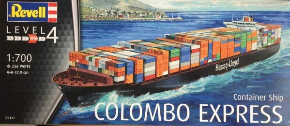 Revell Colombo Express Container skib 1:700