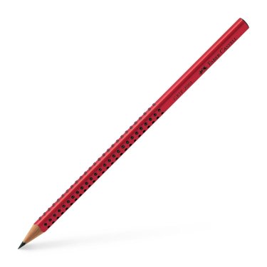 Faber-Castell Grip, blyant, B, rød