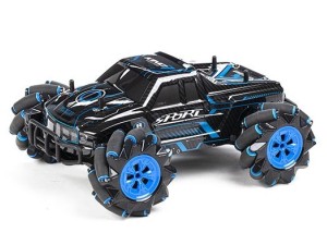 TechToys, fjernstyret Stunt Car m/ lys og lyd, blå, 1:16