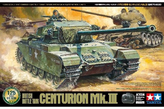 Tamiya British Battle Tank Centurion Mk.III Fjernstyret 1:25