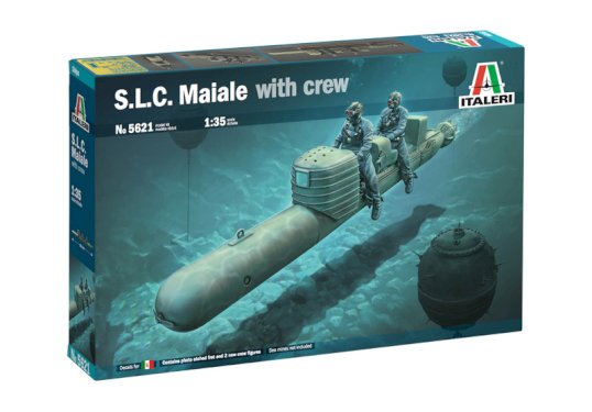 Italeri, S.L.C. Maiale w/ crew, 1:35