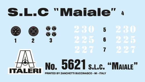 Italeri, S.L.C. Maiale w/ crew, 1:35