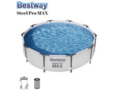 BestWay, Steel Pro Max Rund Pool 305 x 76cm m/filterpumpe