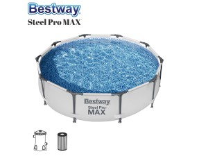 BestWay, Steel Pro Max Rund Pool 305 x 76cm m/filterpumpe