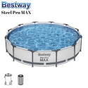 BestWay, Steel Pro Max Rund Pool 366 x 76cm m/filterpumpe