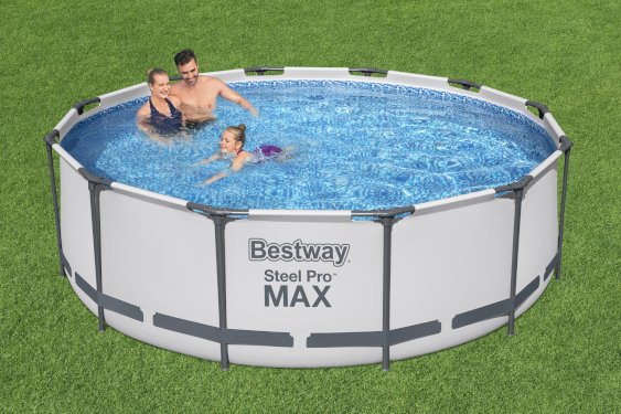 BestWay, Steel Pro Max Rund Pool 366 x 100cm m/tilbehør
