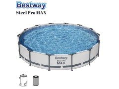 BestWay, Steel Pro Max Rund Pool 427 x 84cm m/filterpumpe
