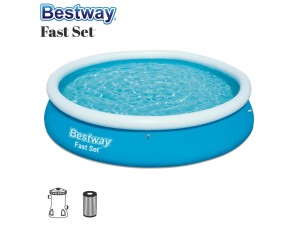 Bestway, Fast Set Pool m/ filterpumpe, 305 cm