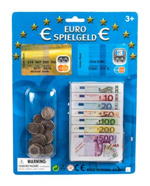Euro Legepenge sedler og mønter