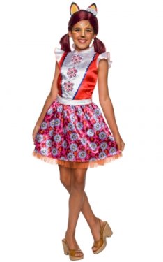 Enchantimals Felicity Fox kostume 127-137cm (7-8 år)